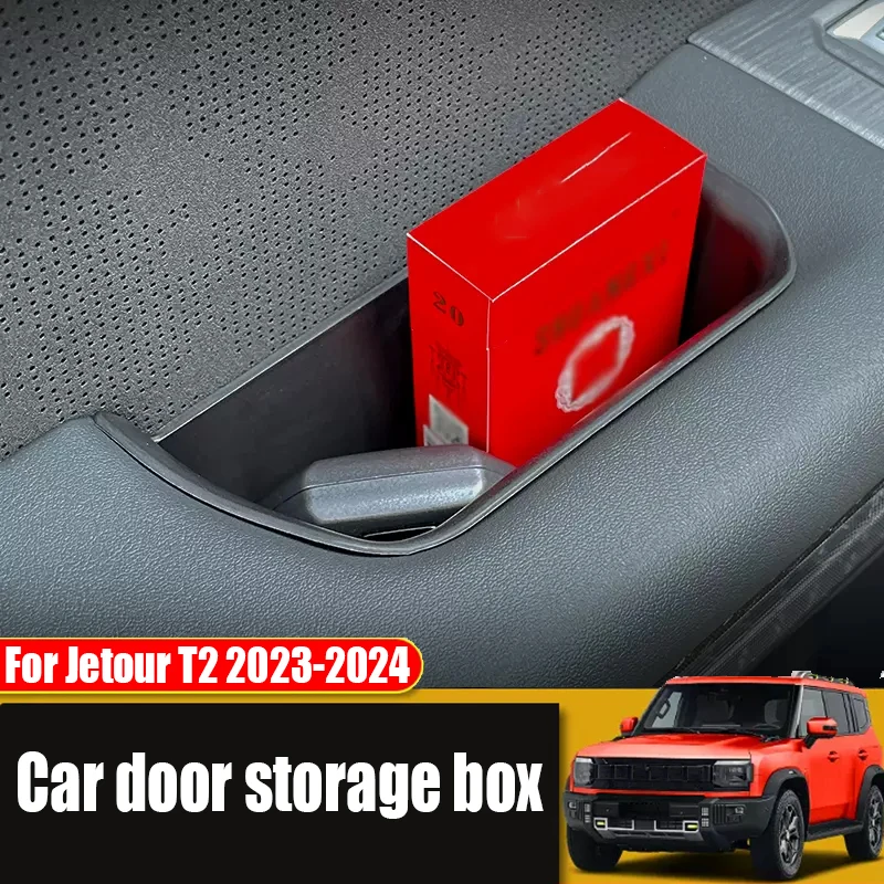 For Jetour T2 2023 2024 ABS material door storage box four door storage box dedicated for interior use