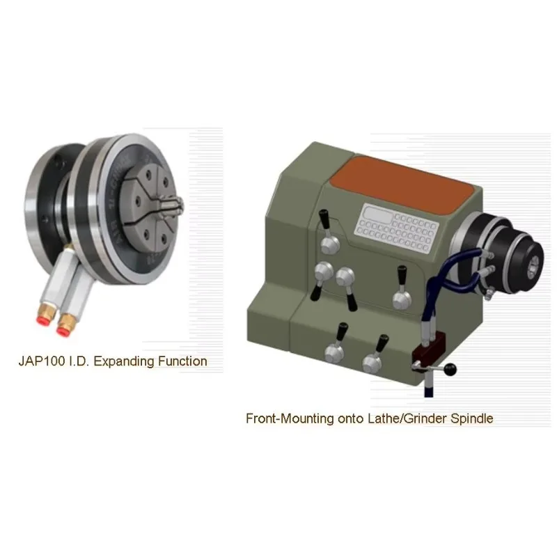 

JAP100 Ultra High Precision Selection Clamping Pneumatic Diaphragm Chuck, JAP100