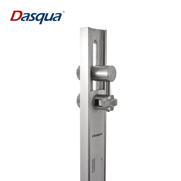 2025 Dasqua Stainless Steel 0-300mm  0-1000mm 0.02 Graduation Magnifier Type Vernier Height Gauge 0-600mm Calibrador de Altura