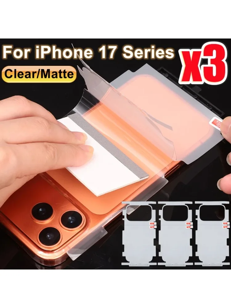 Für iPhone 17 Pro Max Air 17Pro 17PM 17Air HD Seite Rahmen Zurück Vollständige Abdeckung Schutz Film Für iPhone 17 Grenze Hydrogel Film