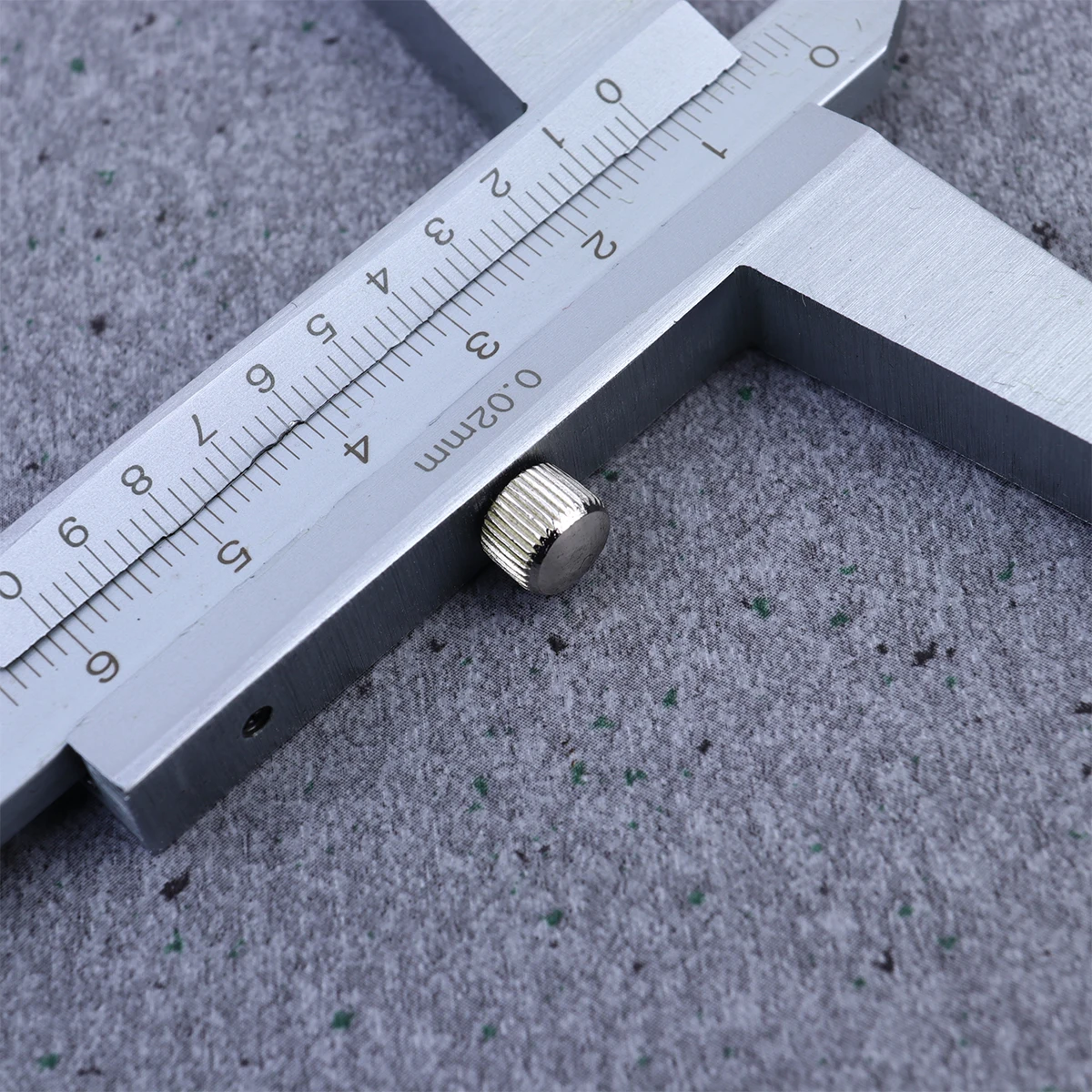 

Stainless Steel Depth Caliper Accurate Measuring Tool Wear Resistant Shockproof Easy Reading Graduations Home Office Use