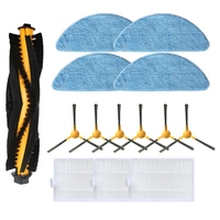 For Alfawise V8S Pro E30B Main Brush Roller Side Brush HEPA Filter Mop Cloths Vacuum Replacement Accessories