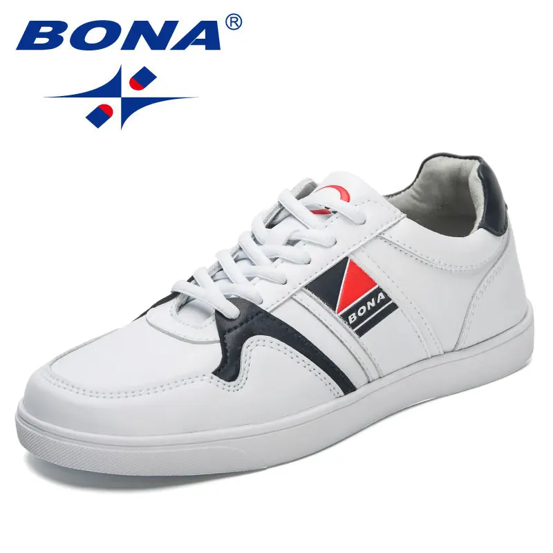 BONA 2023 nuovi designer scarpe Casual uomo primavera autunno piattaforma scarpe basse uomo moda Sneakers calzature per il tempo libero Mansculino