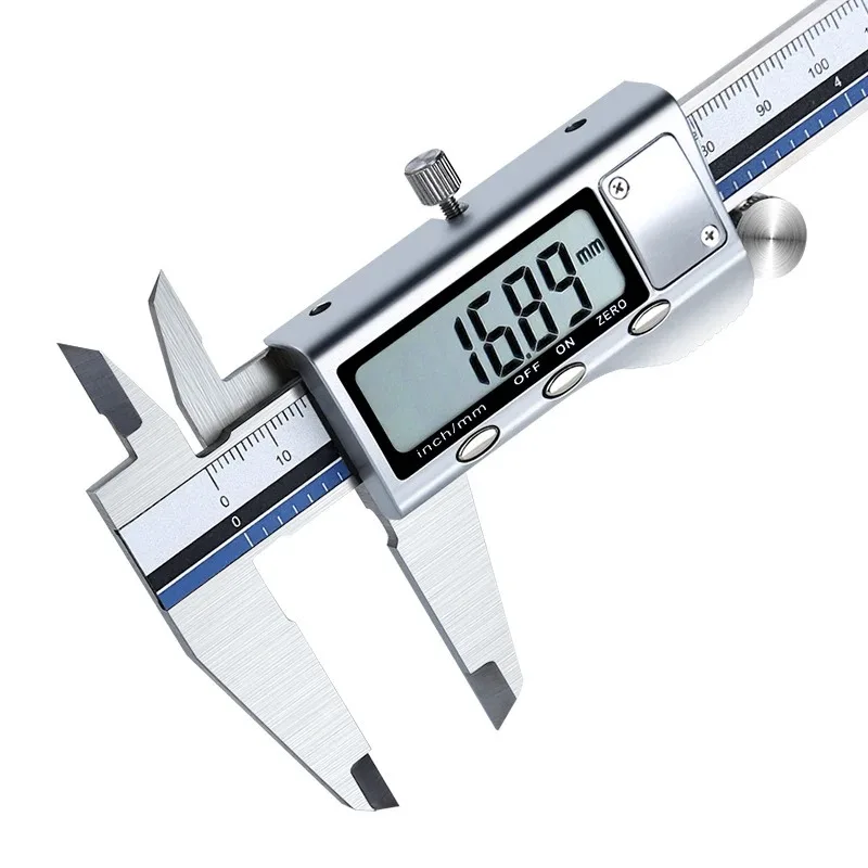 Stainless Steel Digital All Metal Vernier Caliper High Quality Electronic Caliber Measuring Tool Ruler Gauge 100/150/200/300mm