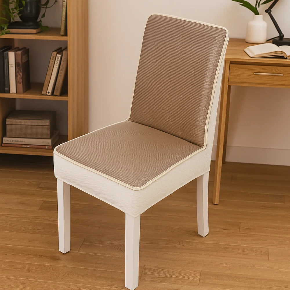 

Breathable Ice Silk Chair Cover Ice Silk Material Comfortable Integrated Chair Cover Luxury Integrated Design