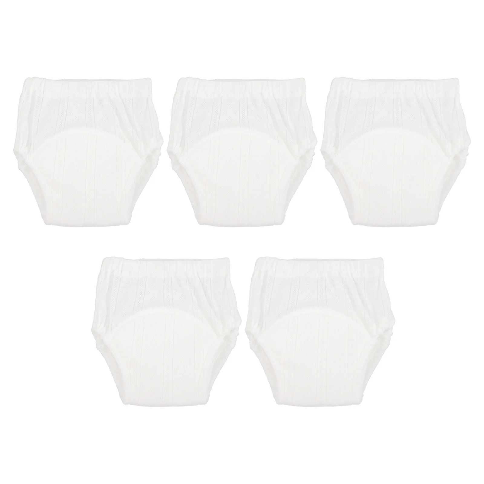 5 قطعة سروال تدريب الطفل قابل للغسل قابلة لإعادة الاستخدام القطن قعادة الملابس الداخلية للأطفال الصغار لينة ماصة مانعة للتسرب مرونة الخصر تصميم