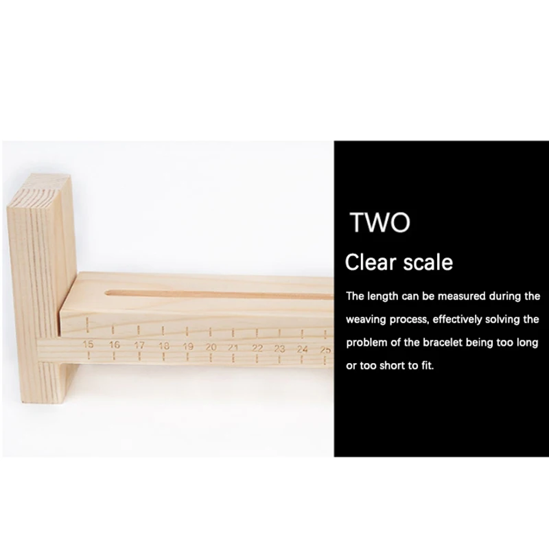DIY Handcraft Rope Knitting Fixing Tool Creative Practical Bracelets Necklaces Hand-knitted Rope Braiding Rack for Crafting