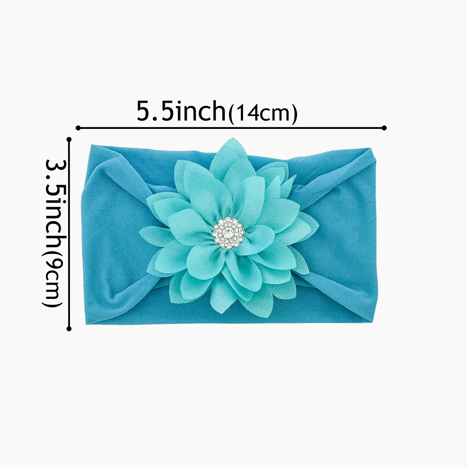 3PCS Baby Headbands Elastic Soft Newborn Floral Headbands for Baby Girl Children Turban Infant Flower Headband Hair Accessories