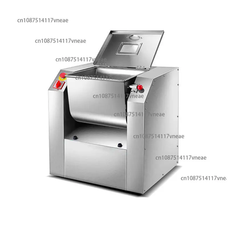 Commercial 7-50kg Horizontal Flour Mixer 304 Stainless Steel Dough Kneading Machine with 10 Pcs/Min Capacity for Hotels