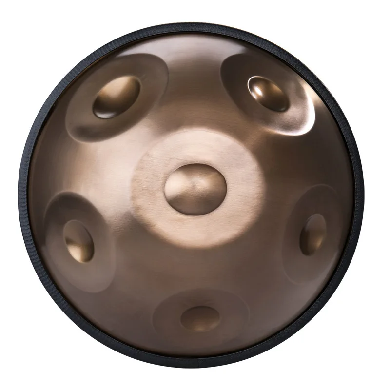 Steelhand disc drum 6 music notes handmade ethereal percussion drum sound healing customizable