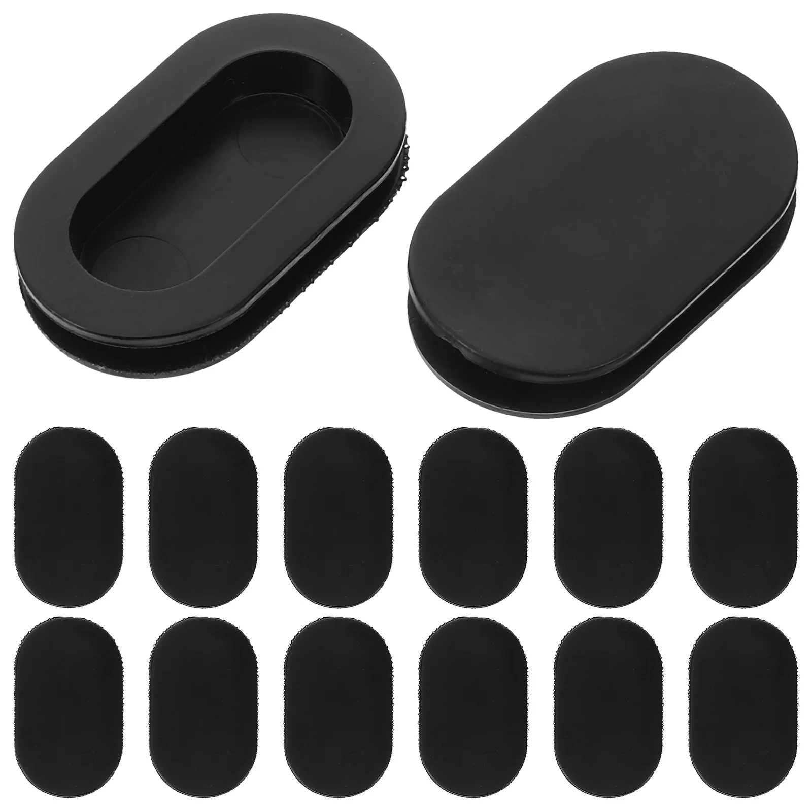 Tapones inferiores de silicona para hucha de 20 piezas, fácil instalación, tapón para tarro de dinero, tapón de caja de ahorro de repuesto para proyectos de bricolaje, hucha