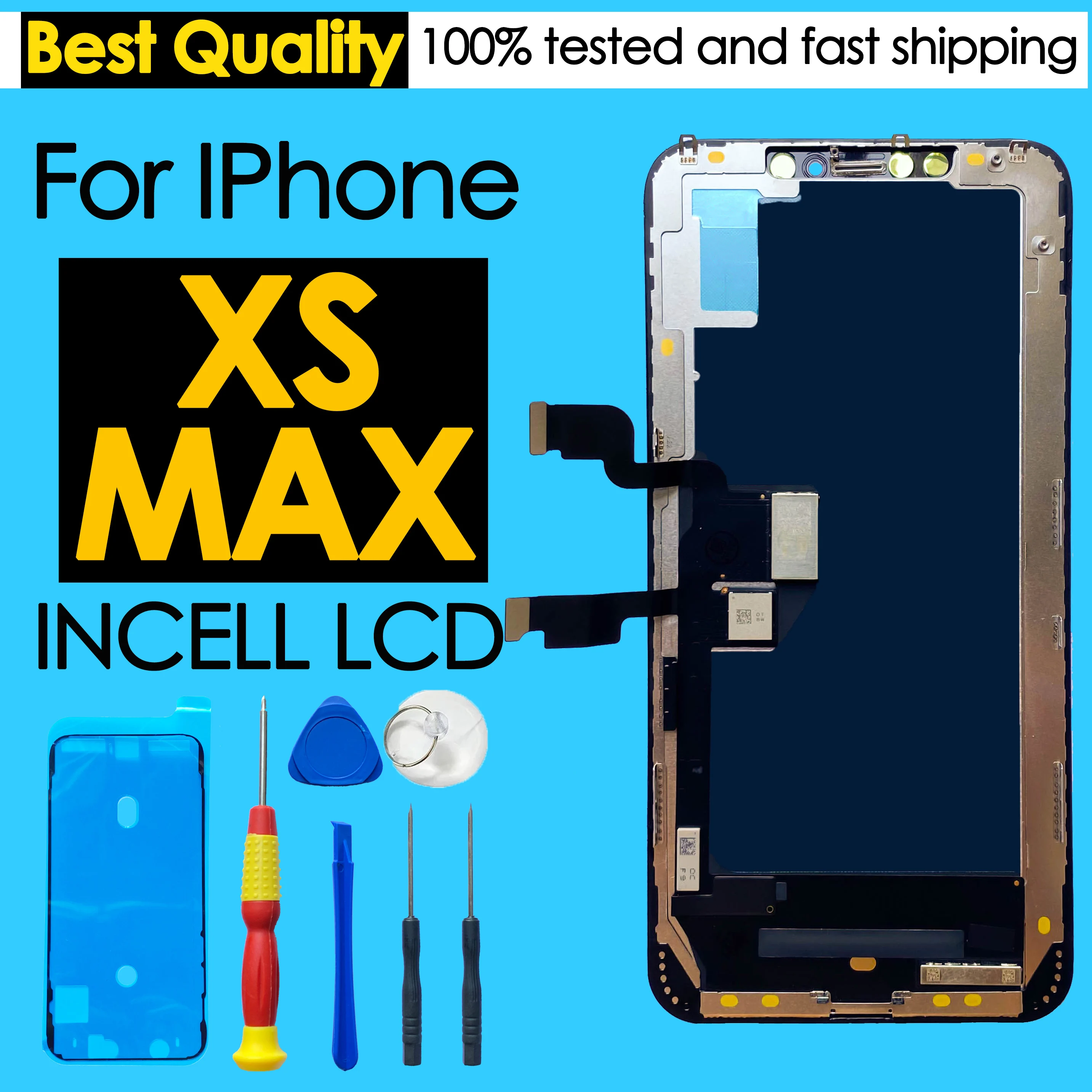 Wysokiej jakości wyświetlacz LCD AAA incell do iPhone'a xs max Wymiana ekranu dotykowego Zespół Digitizer Części naprawcze Zestaw hurtowy