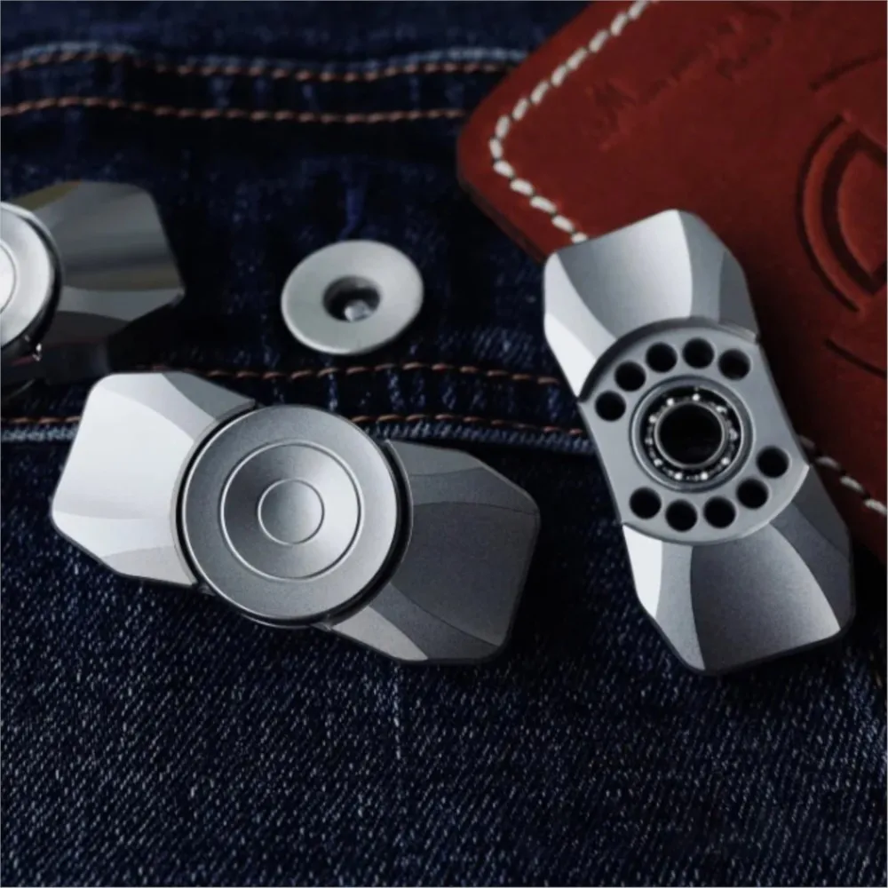 Monoskate Valley Fidget Spinner Fidget Spinner a due pale per la movimentazione Feel Gyro Office Desk Gadget per alleviare l'ansia