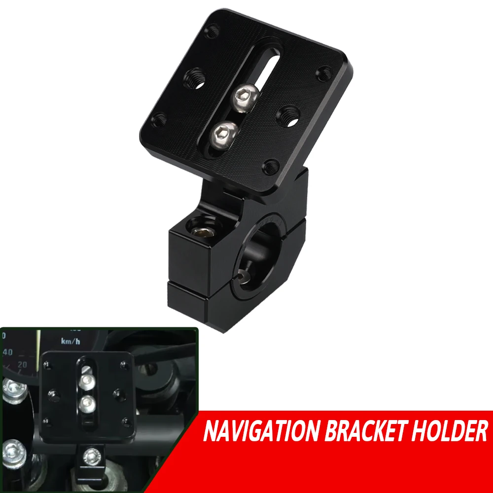 Navigator Mount GPS Plate Bracket For YAMAHA Niken MT01 MT03 MT25 MT09 FZ09 MT10 XSR900 GP XJR 1200 Super Tenere Tracer 900 700