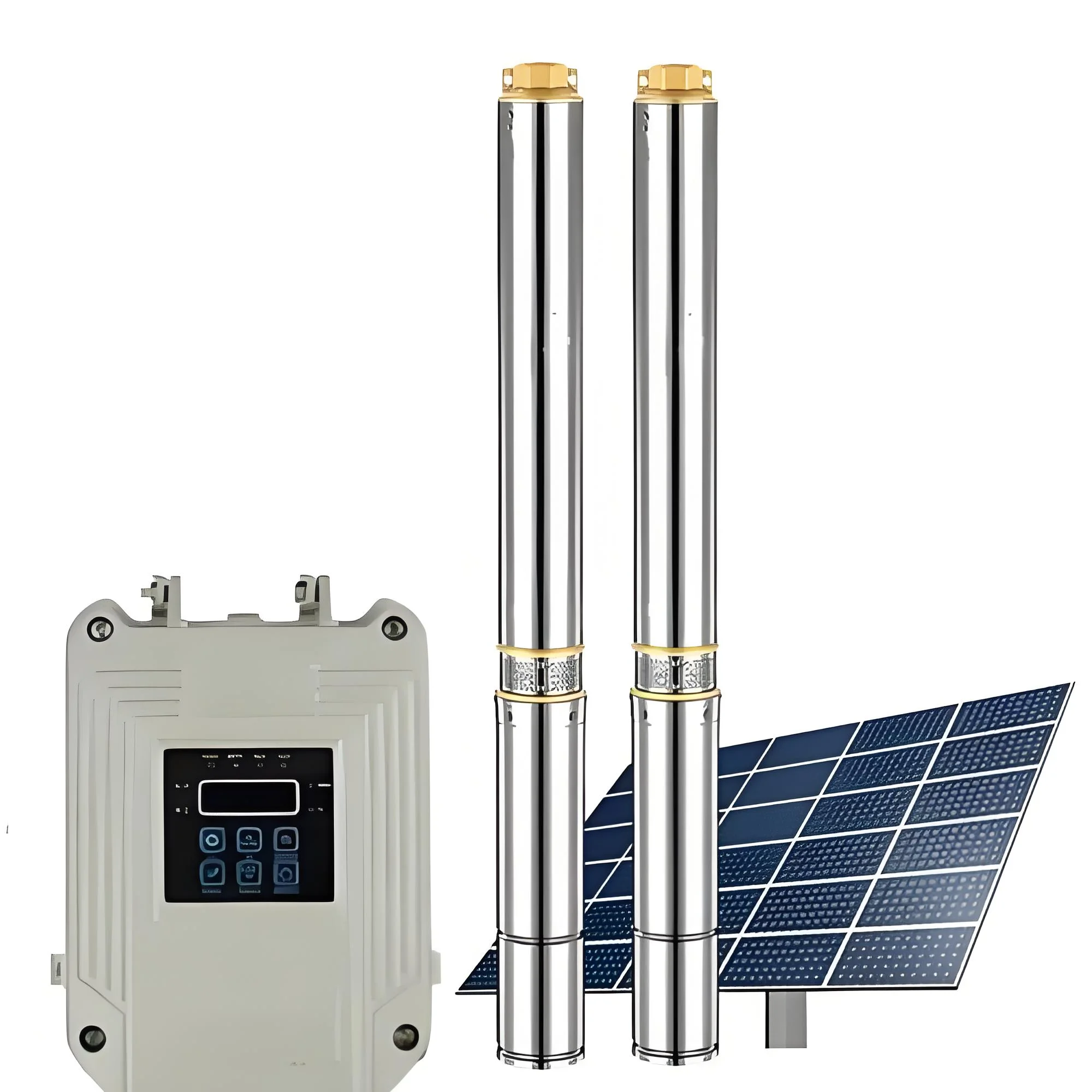 0.5 HP High Pressure Stainless Steel Submersible Solar Water Pump DC Brushless Motor 1.5m/h 24V Portable