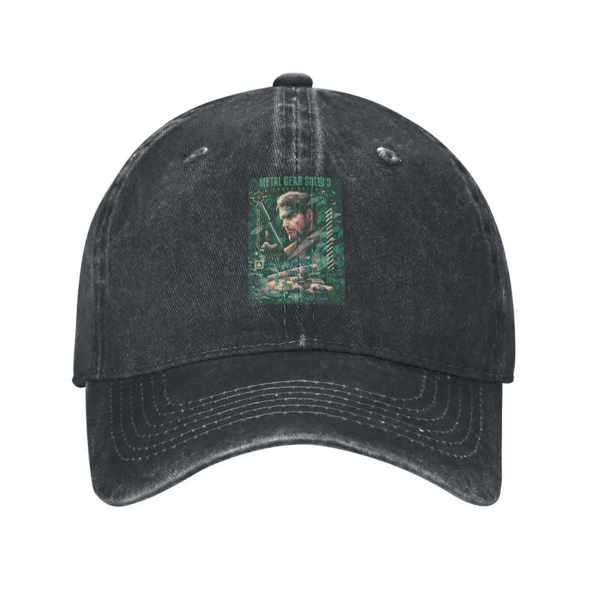 

MGS Metal Gear Solid Baseball Cap Vintage Distressed Washed Headwear Unisex Outdoor Running Golf Hats Cap