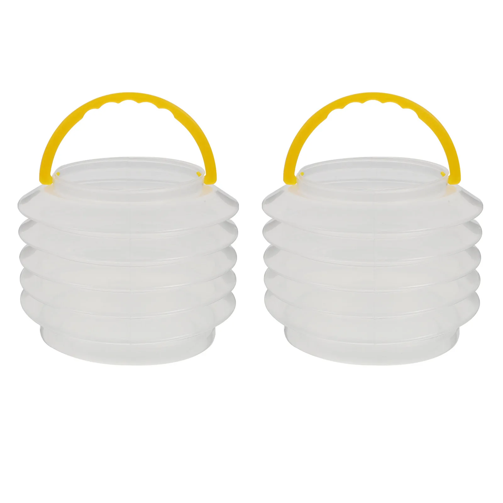 

2 шт. портативные складные ведра для мытья кистей, многофункциональные емкости для чистки ручек и кистей для художников