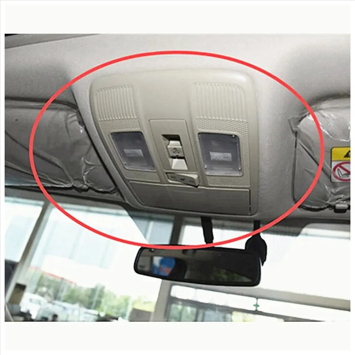 #46G Automotive Parts & Accessories,Reading Lights Assembly with Sunroof Switch for Mazda 3 Axela 13-18 (Grey)