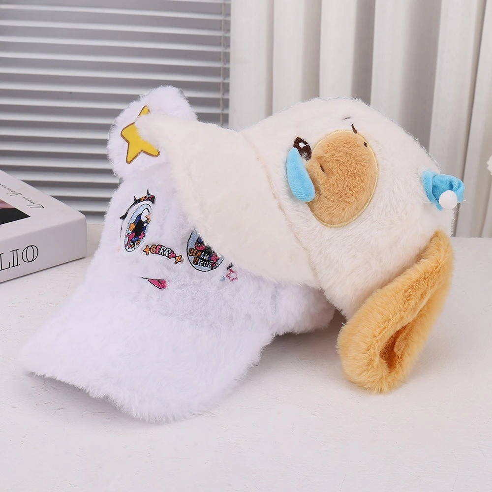 

Miniso новая модная бейсболка с милым мультяшным милым котом, спящим щенком, милая универсальная теплая бейсболка