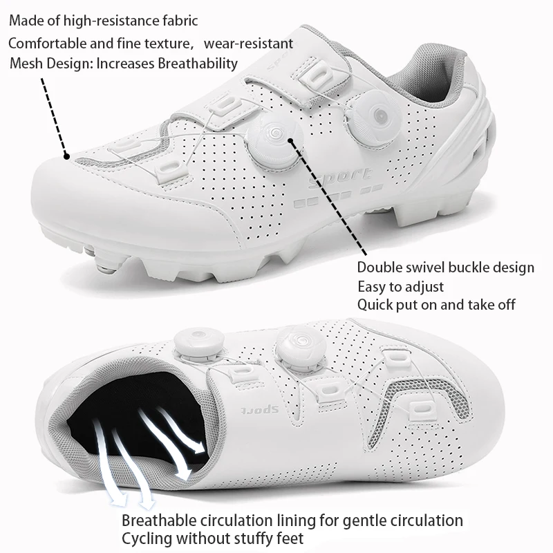 2025 Mtb Cycling Shoes Bike For Men Cleat Non-slip Dirt Mountain Biking Shoes Women Flat Racing Speed  Road Bicycle Sneakers