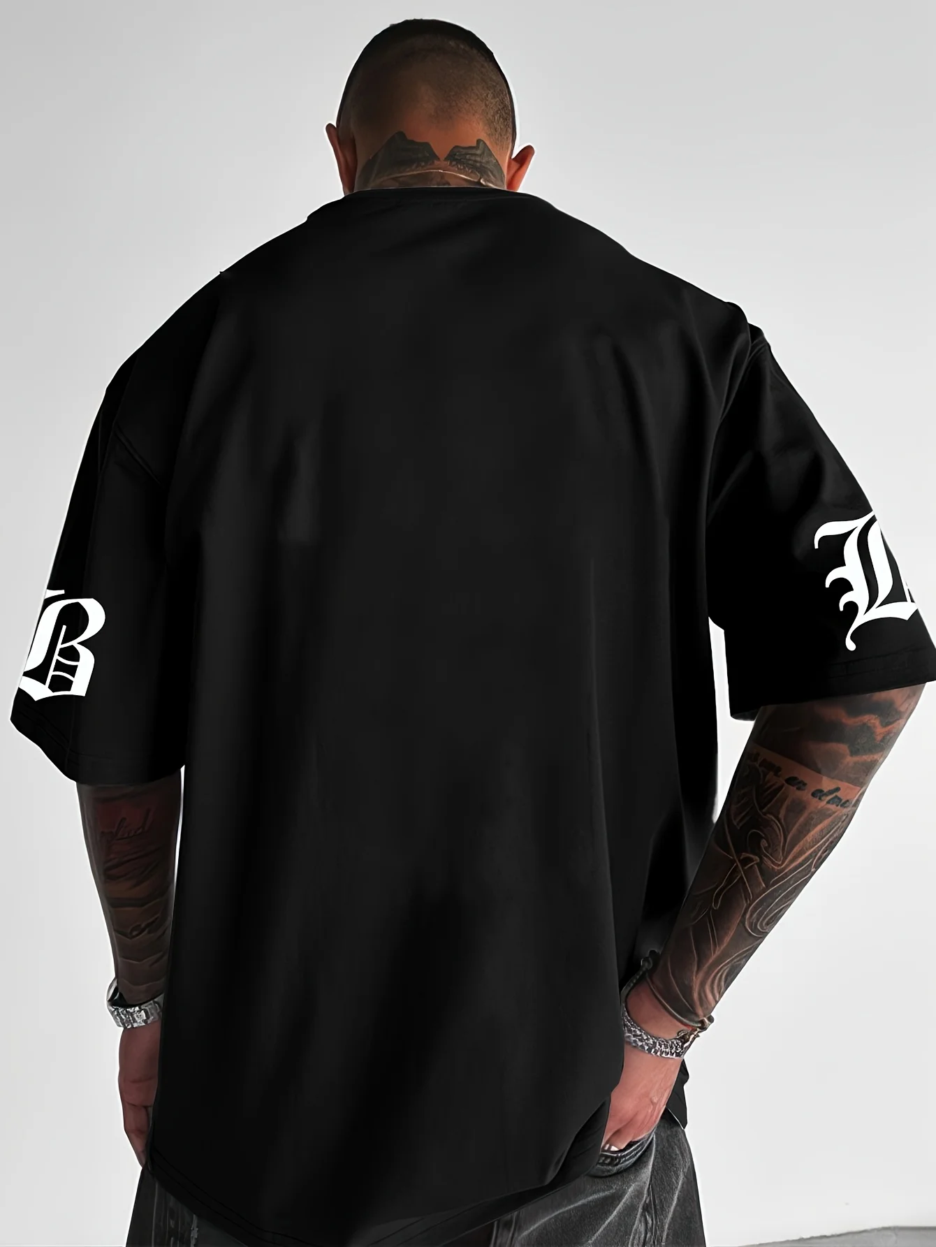 New Summer 2025 casual simple fashionable comfortable breathable and soft 3D letter printed men's T-shirt image 2