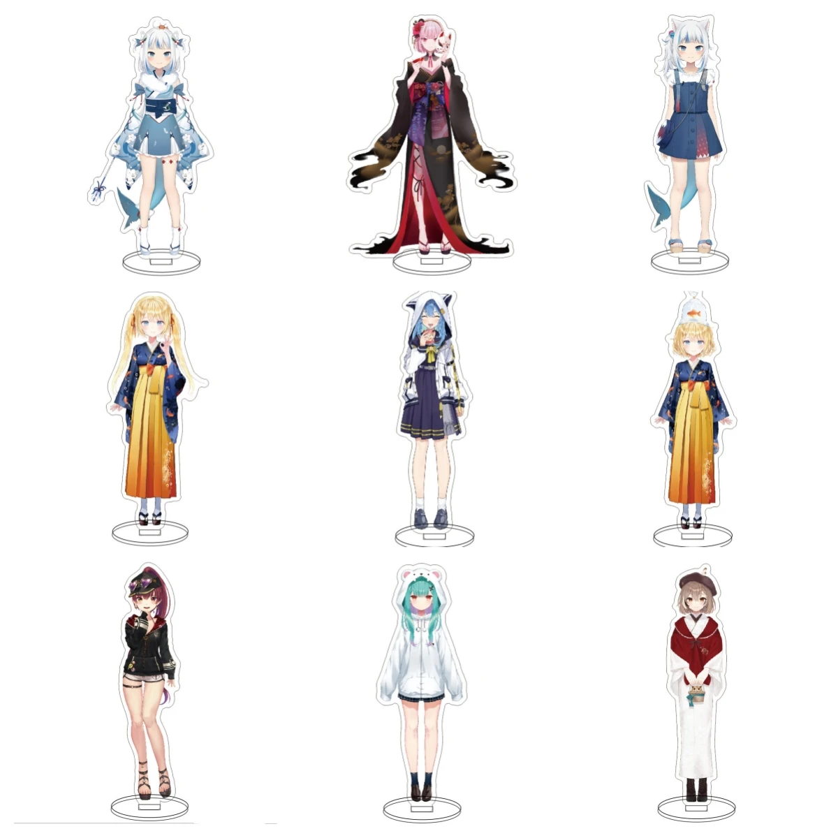 

Anime Hololive Acrylic Stand Figure Plate Desktop Holder Collections Gif Akai Haato Character Model Gifts