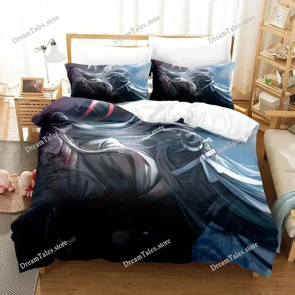 Mo Dao Zu Shi The Grandmaster of Demonic Cultivation New Bedding Set Anime Set Adult Kid Bedroom Duvet Cover Sets Luxury Gift963