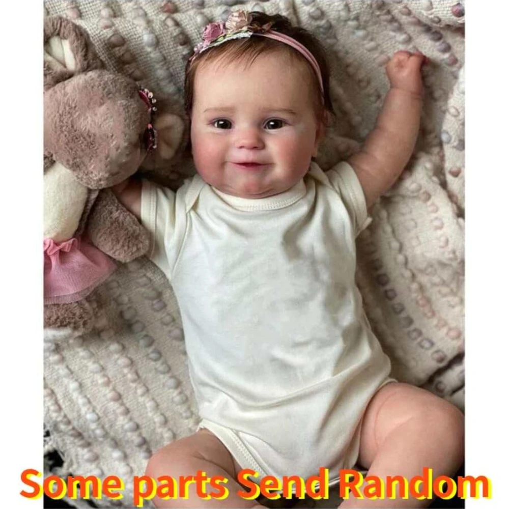 

18 Inch Full Body Silicone Maddie Reborn Baby Girl Doll - Handmade Newborn Bebe Doll for Nursery & Gifts