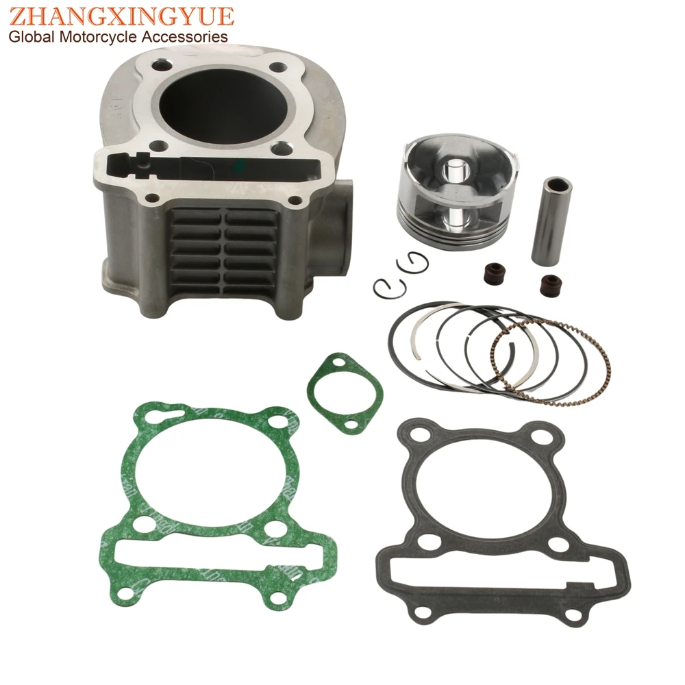 Scooter 61mm Big Bore Cylinder Kit For Peugeot 125 Citystar Django Speedfight 3 Tweet 125cc Upgrade 180cc 4 Stroke