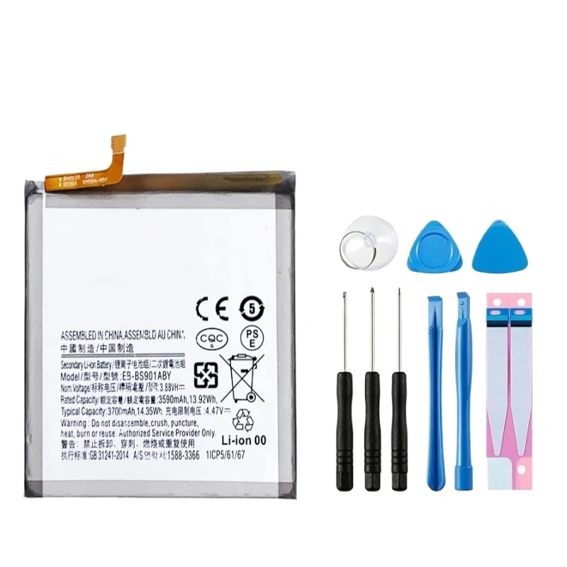 3.8V 3700mAh EB-BS901ABY High Quality Replacement Battery Mobile Phone Battery For Samsung For Galaxy S22 + Tools High Quality