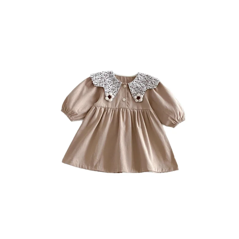 Girls' Dress2026Spring new vintage children's clothing, girls' dresses, princess dresses for girls, princess style