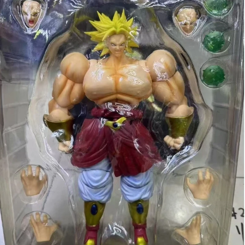 In Voorraad Mm Magic Model Dragon Ball Shf Super Saiyan Een Legendarische Berserker Broly Anime Action Figure Collectie Speelgoed Gift