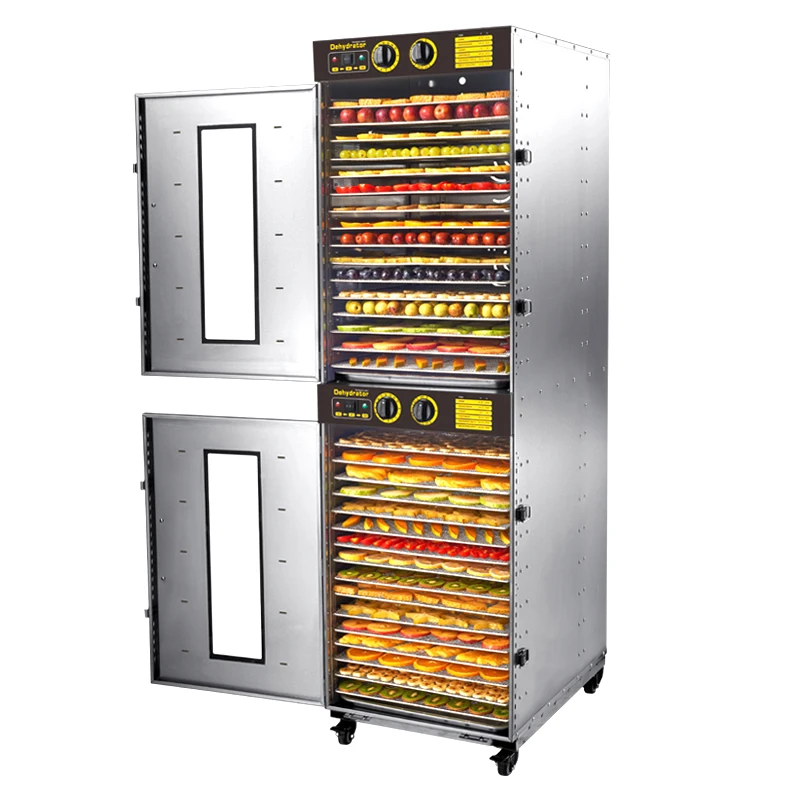 14 Trays High Quality Multi-Function Food Dehydrator Drying Machine Fruit and Vegetable Drying Equipment Hot Air Nuts Tray Dryer
