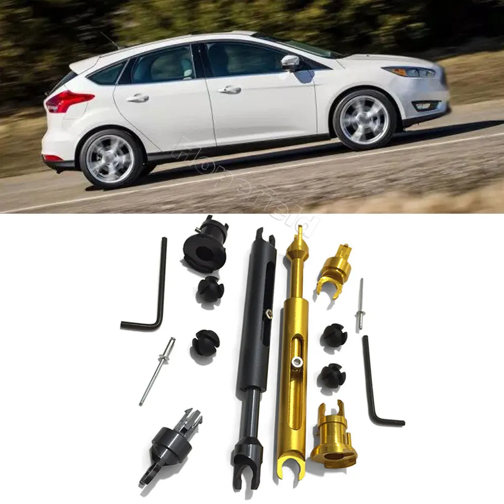 Stopowa maska silnika zatrzask zatrzasku drążek naprawczy zestaw dźwigni wkładka bębenkowa połączenia dla Ford Focus 2 mk2 c-max tuning