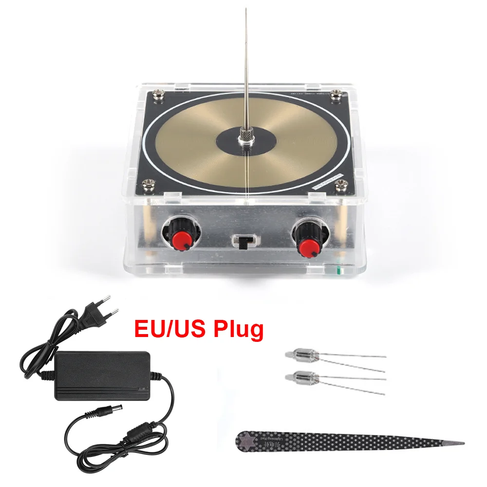 Boîte à musique à double mode avec bobine de Tesla, éclairs artificiels, tactile, entrée audio Bluetooth/AUX, expérience scientifique Bluetooth