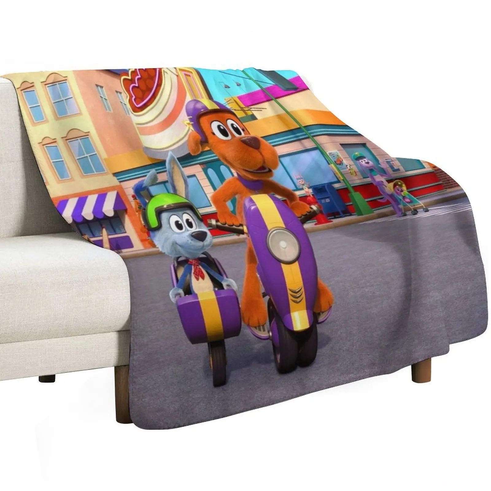 go dog go gift for fans go dog characters Throw Blanket Extra Large Throw Large Camping valentine gift ideas Hairys Blankets