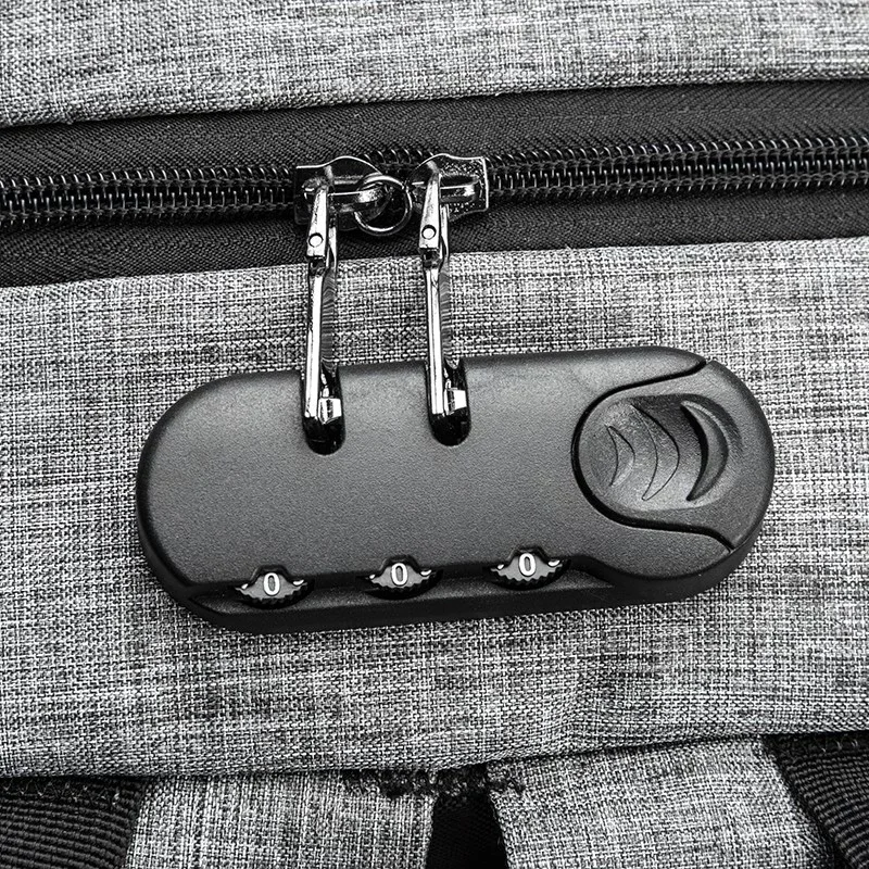 비즈니스 노트북 배낭 방수 다기능 가방, 15.6 인치 USB 충전 책가방, 캐주얼 옥스포드 천 배낭