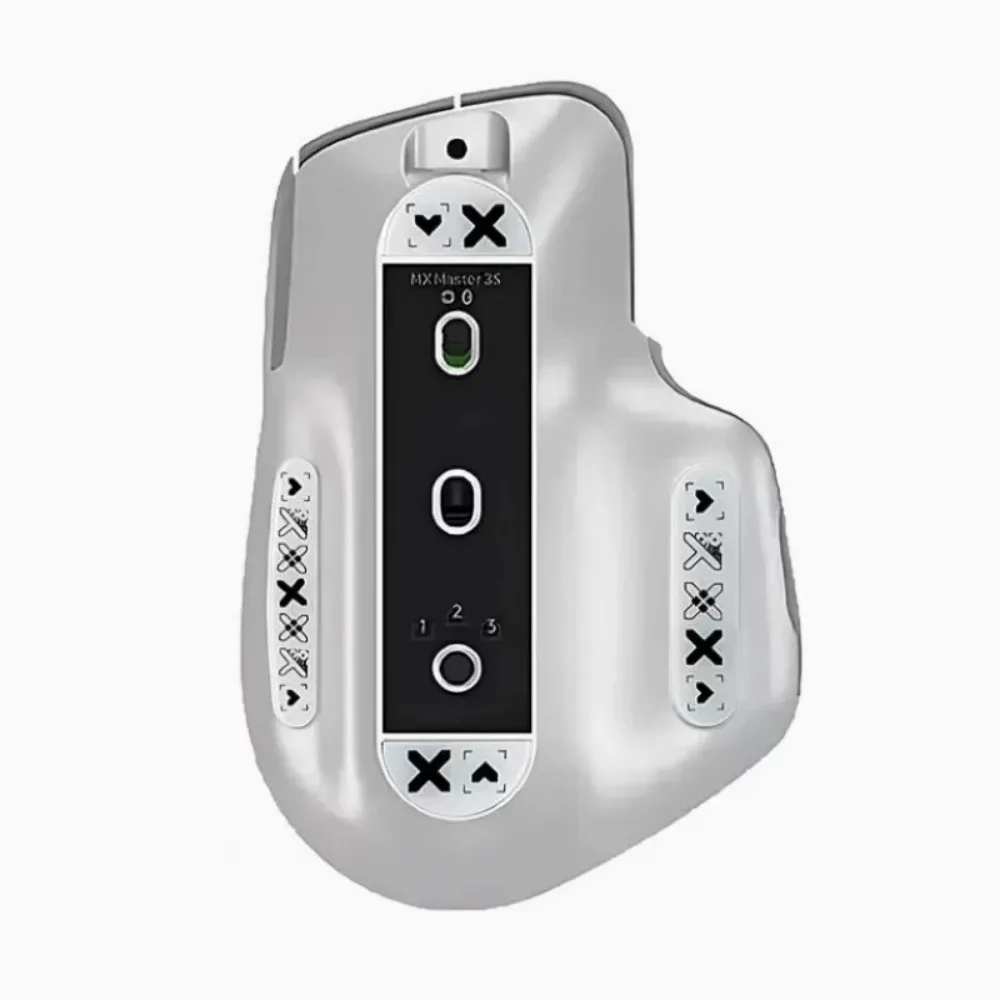 Glass Mouse Skates for Logitech MX Master 3/3s Mouse Feet Pads Smooth Durable Slim 2.5D Curved Edge Mouse Accessories