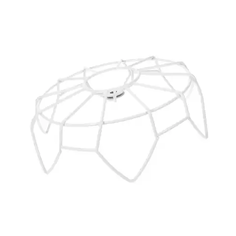 Luminária Pendente Moderna de Metal com Gaiola de Ferro e Abajur Decorativo