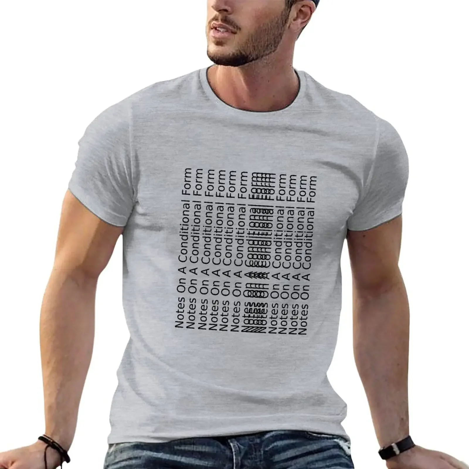 The 1975 - Notes On A Conditional Form T-Shirt tops graphics summer tops Men's cotton t-shirt