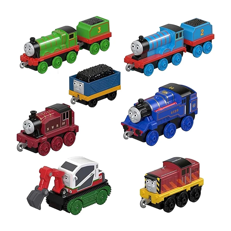 Thomas and Friends Toy Train Sodor Safari Animal Friends Play Set Annie Clarabel Percy Cargo Car Collectible Model Boy Toy Gifts