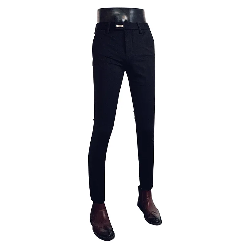 

2026 Spring and Summer New Men's Casual Business Dress Pants Fashion Social Solid Wedding Party Suit Pants Slim Fit Suit Pants