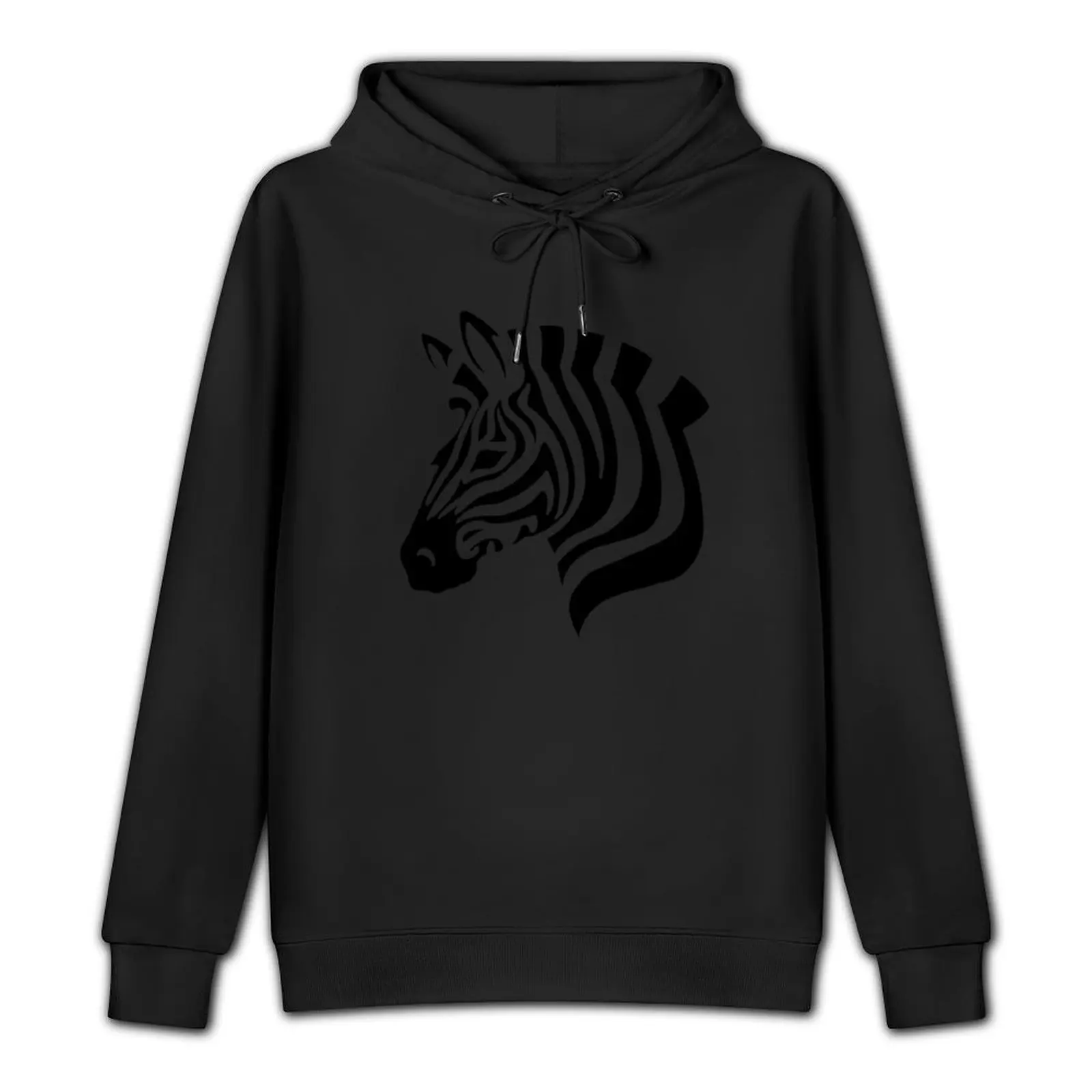 Zebra Silhouette Pullover Hoodie winter clothes hoodies for men high quality