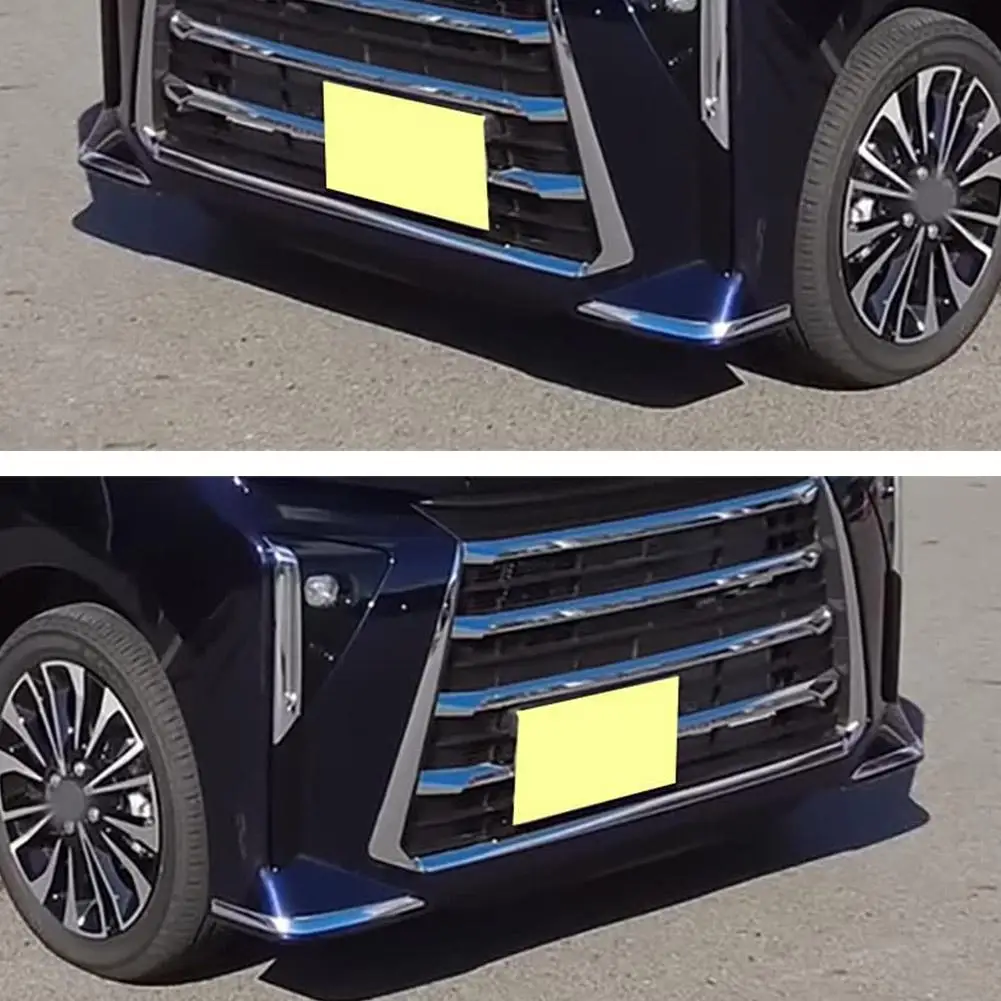 حافة زاوية المصد الأمامي للسيارة ، شريط ديكور تصميم مخصص ، I4V9 ، دايهاتسو تانتو ، إكسسوارات