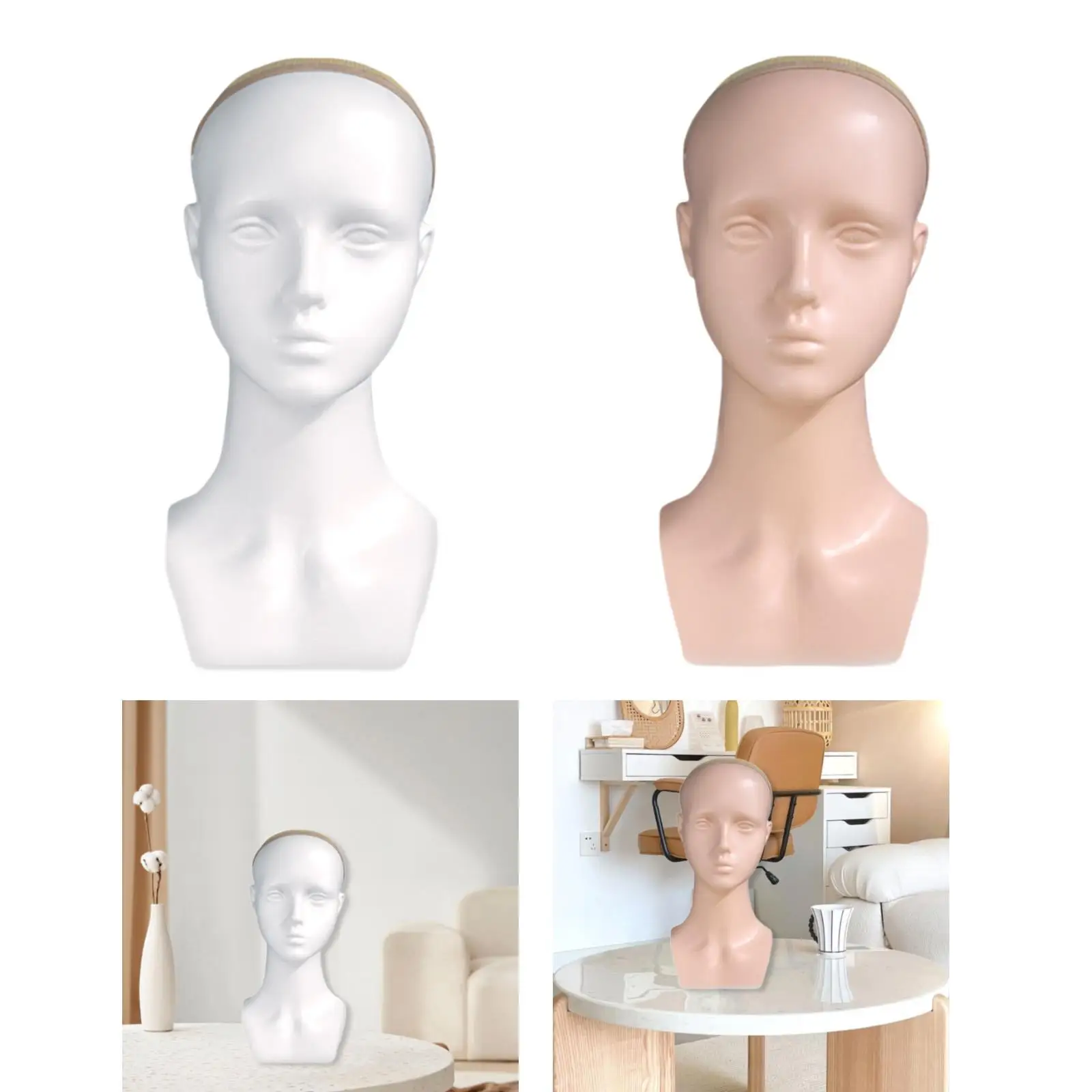 

Лысая голова манекена, голова манекена, дисплей для шляпы, многоцелевой стабильный дисплей для парика, держатель для парика для ювелирных изделий, ожерелья, шляпы, дисплей