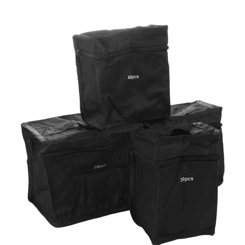 

Large Capacity Art Marker Pen Storage Bag Canvas Pencil Bag Marker Pen Organizer Black Zipper Marker Pen Contaioner Stationery