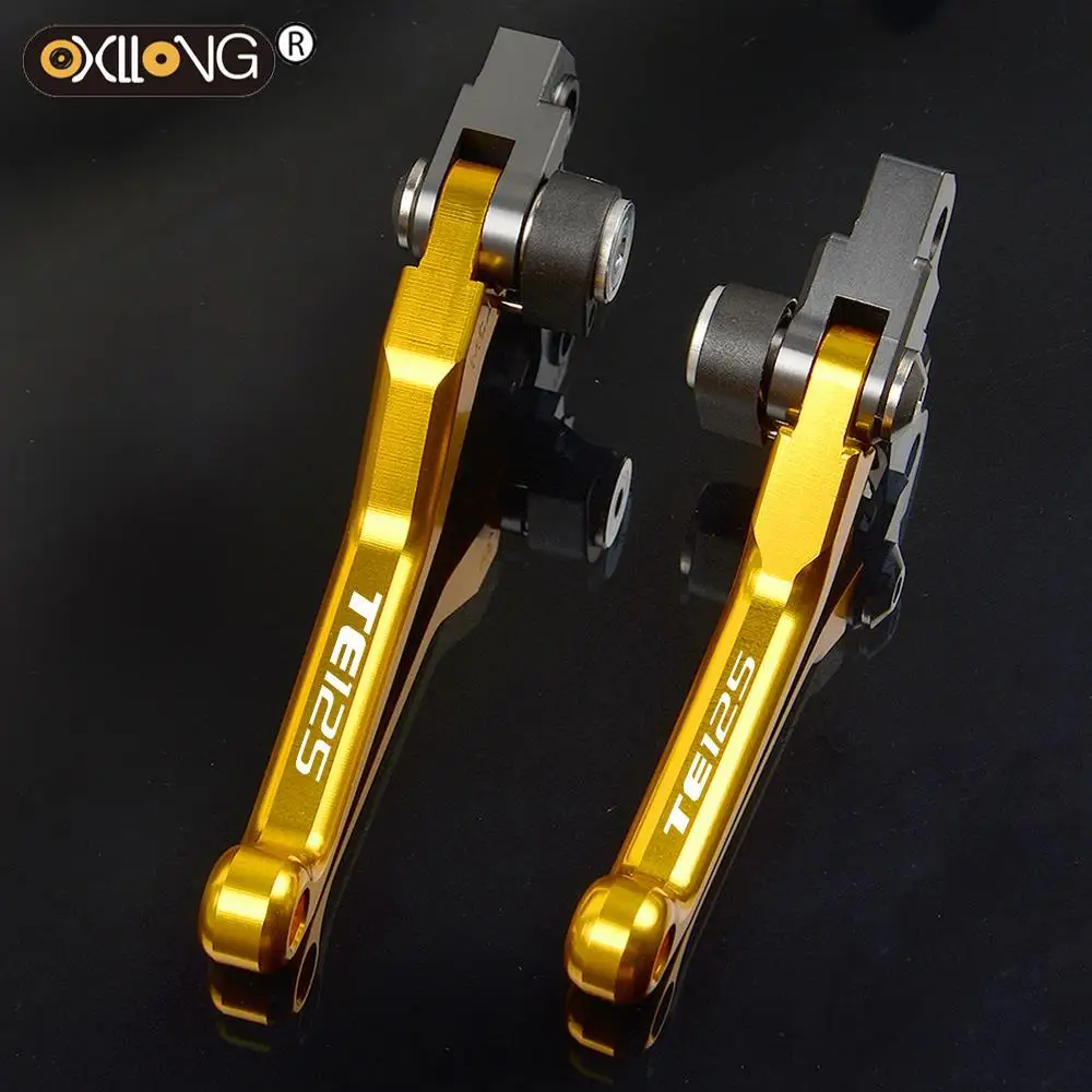 CNC handbrake Lever Motorcycle DirtBike Motocross dirt bike Pivot Brake Clutch Levers FOR HUSQVARNA TE125 TE 125 2014 2015 2016