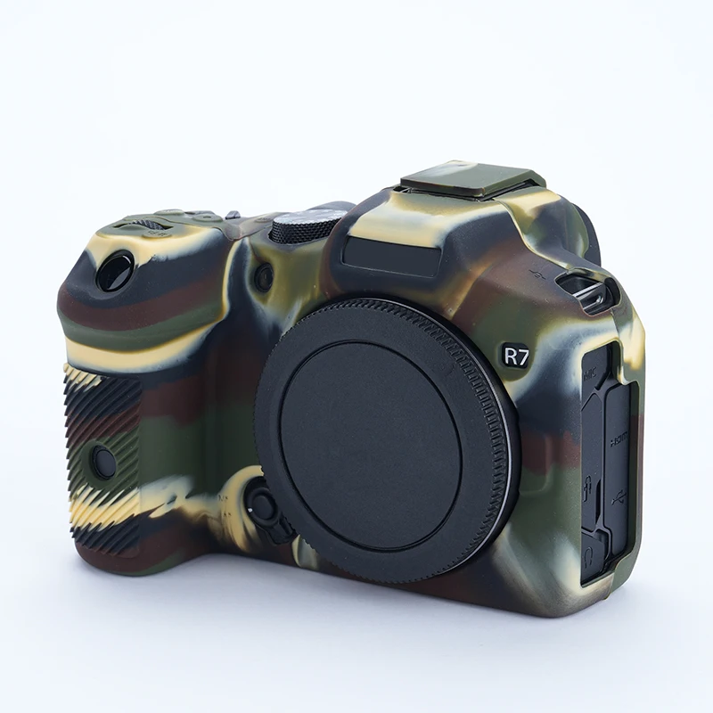 Мягкий силиконовый защитный чехол для камеры Canon EOS R7