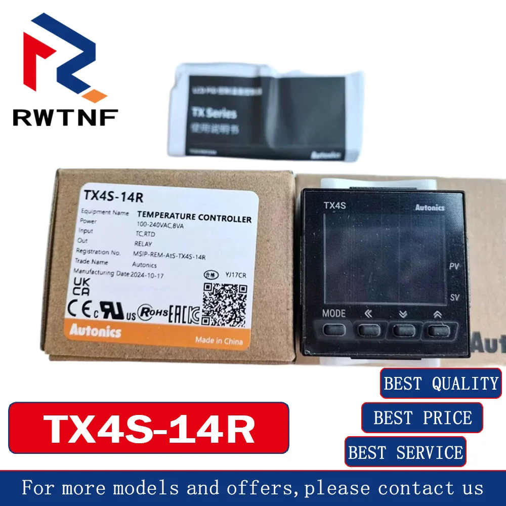 Brand New Genuine TX4S-14R Autonics 100-240VAC power supply temperature controller,warehouse stock