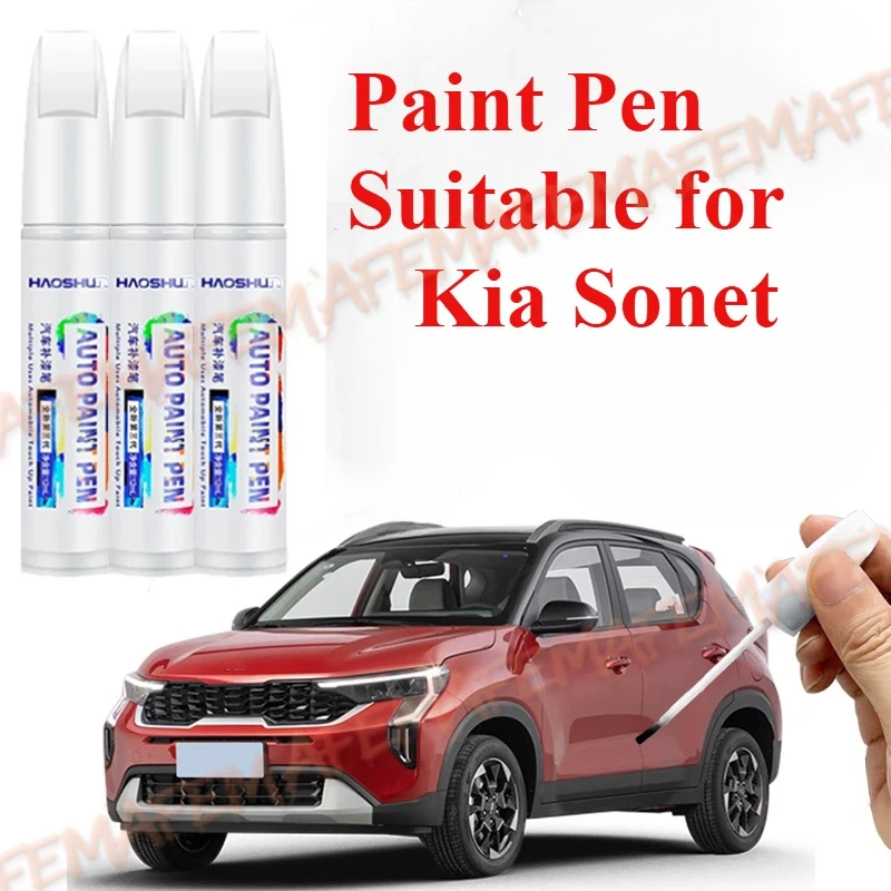 Car Touch Up Paint Pen Scratch Repair Scratch Remover Wax For Kia Sonet Sonai Paint Pen Car Paint Scratch Repair Artifact tool